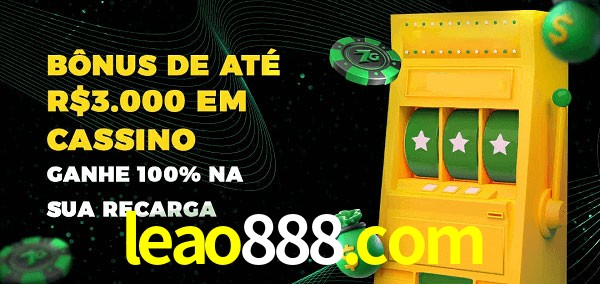 leao888.com melhor bônus de depósito
